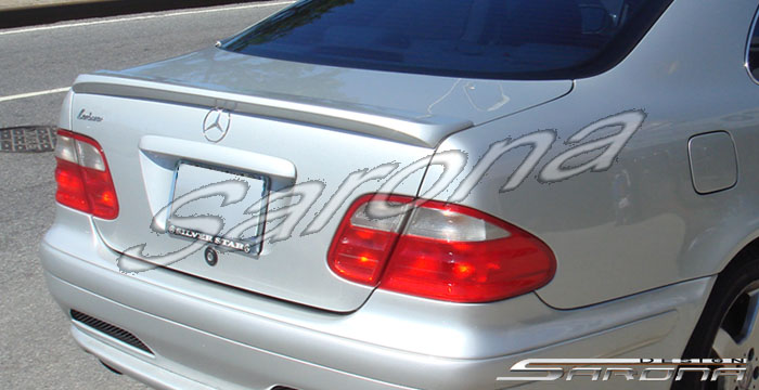 Custom Mercedes CLK  Coupe Trunk Wing (1998 - 2002) - $279.00 (Manufacturer Sarona, Part #MB-022-TW)